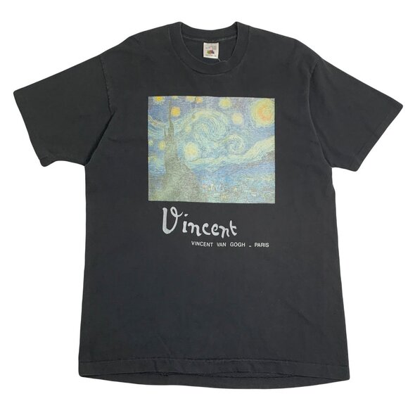 Vintage Vincent Van Gogh Starry Night Art Tee XL - Picture 1 of 6